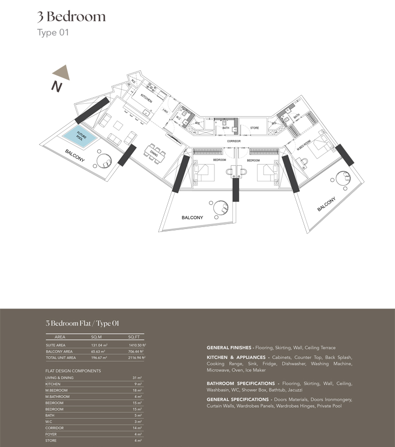 3 Bedroom